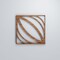 Ekena Millwork Extra Small Otis Decorative Fretwork Wood Wall Panels, Walnut, 7 3/8"W x 7 3/8"H x 3/8"T WALW08X08X0375OTSWA - alternate 4